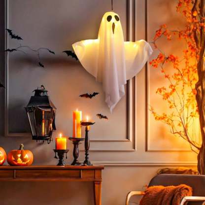 🎃Glowing Ghost Chandelier for Halloween Party Decor