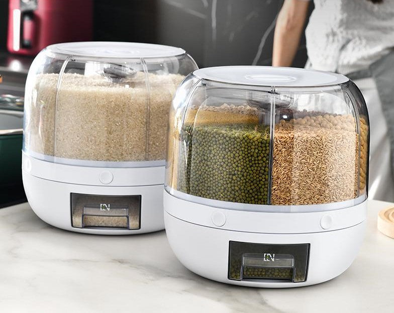 🎁Rotary Large Capacity Grain Storage Container