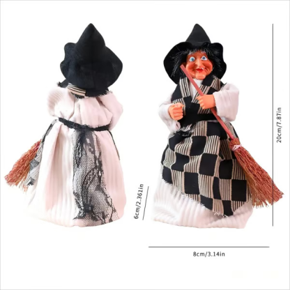🔥Halloween Witch Doll Statue Decor Desktop🧙🧹
