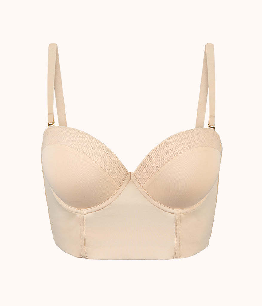 The Low Back Strapless: Toasted Almond