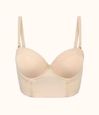 The Low Back Strapless: Toasted Almond