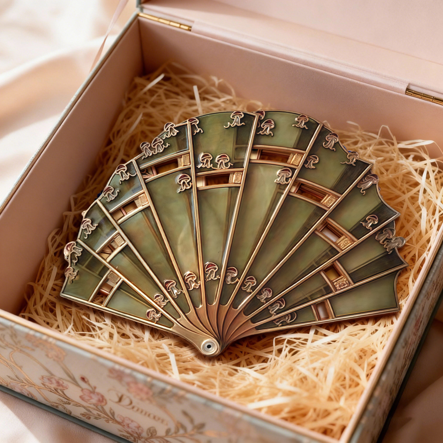 ✨Handmade Artisanal Fan - Perfect Gift Pick🎁