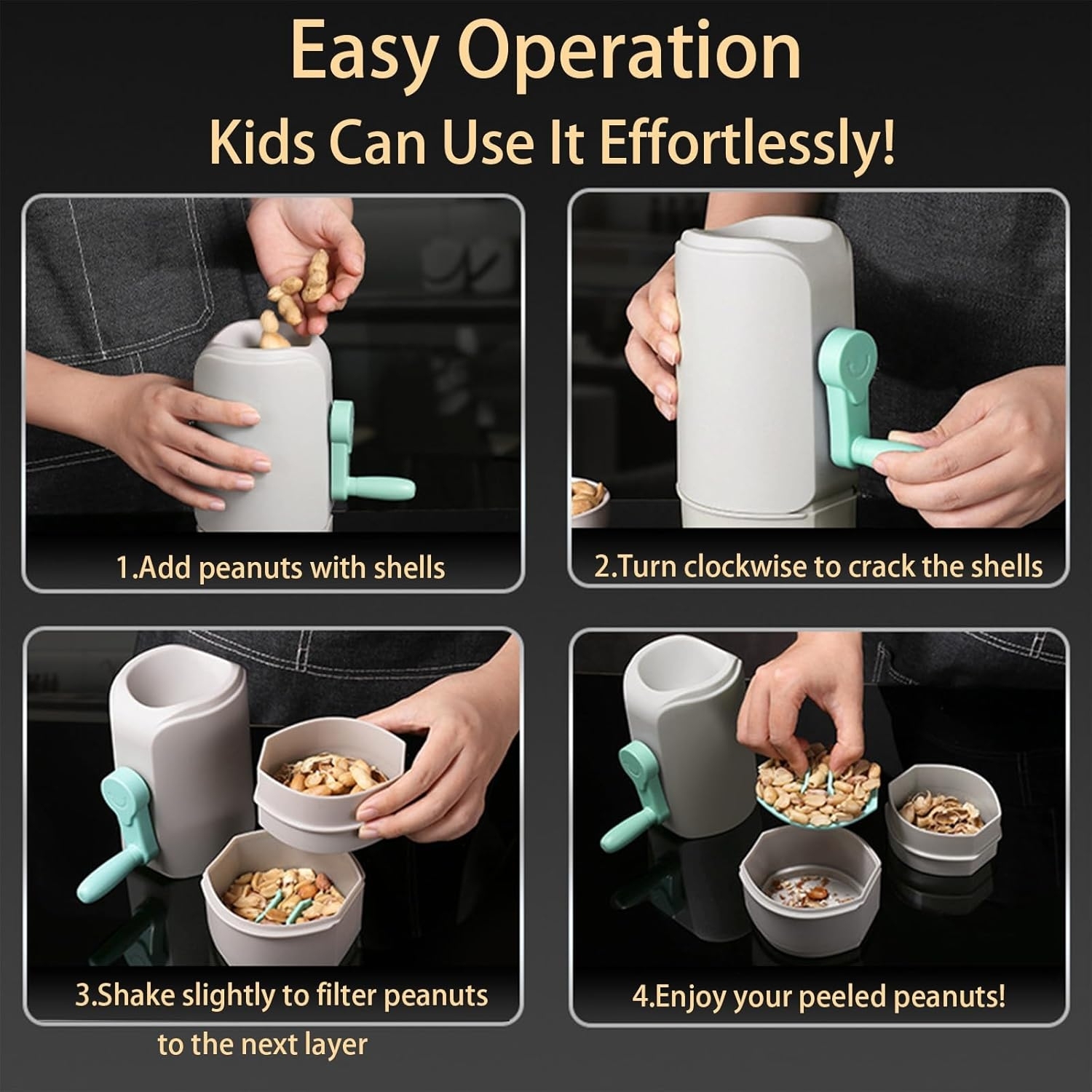 Automatic Pistachio Opener and Peanut Sheller