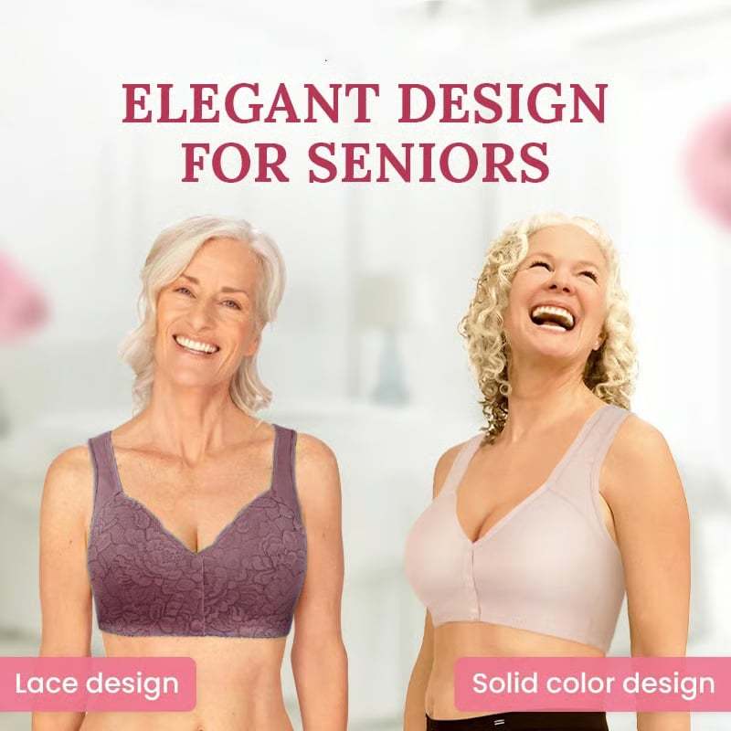 ⭐️Wireless Lace Front Closure Bra