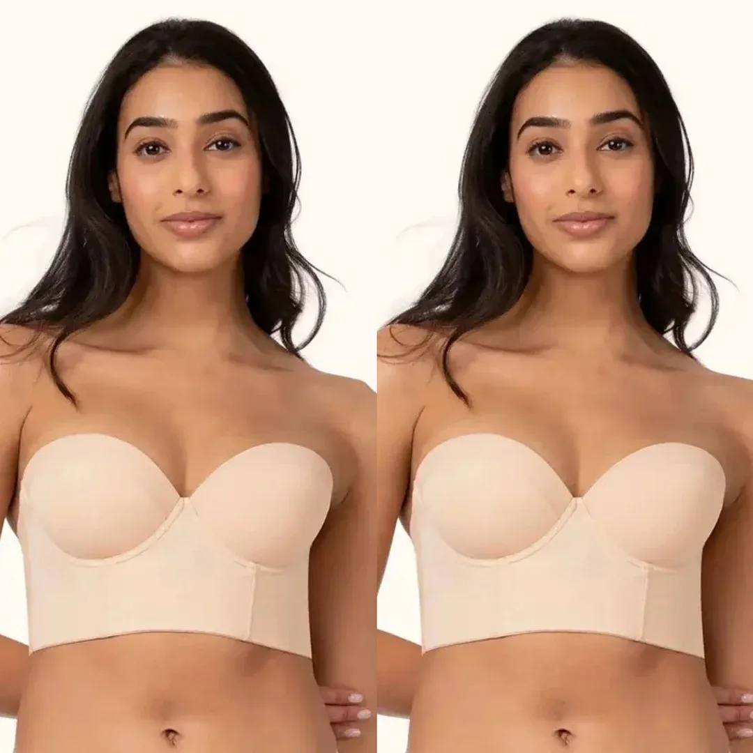 Low Back Strapless Bra