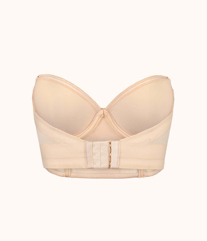 The Low Back Strapless: Toasted Almond