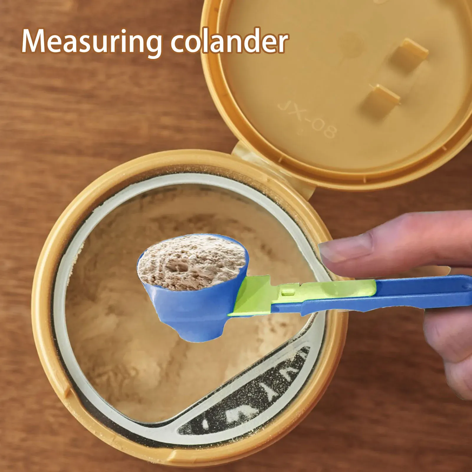 Measuring Spoon with Funnel Scoop