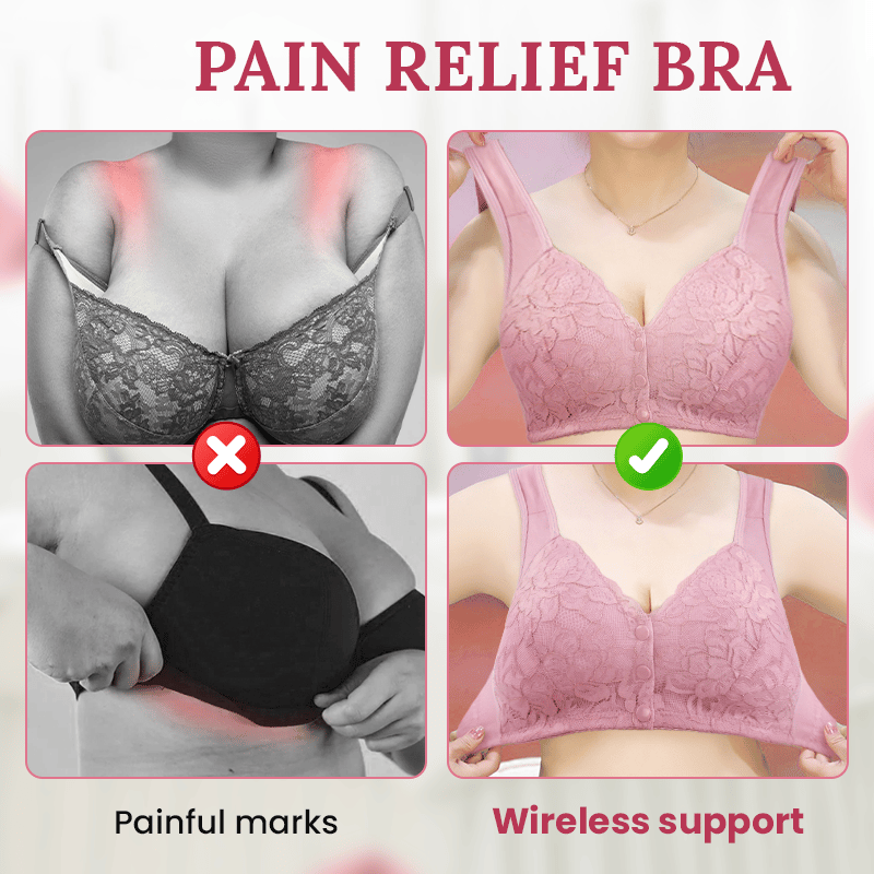 ⭐️Wireless Lace Front Closure Bra