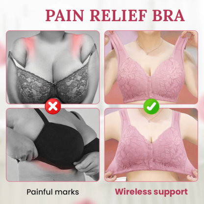 ⭐️Wireless Lace Front Closure Bra