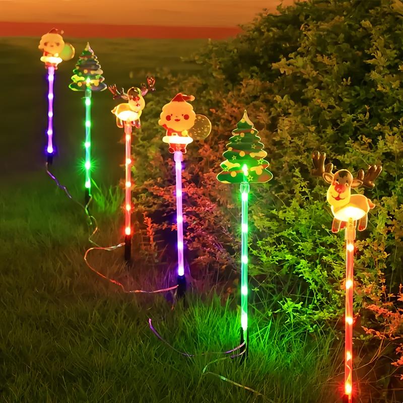 🎄🎁6-Pack Solar Christmas Decorative Lights