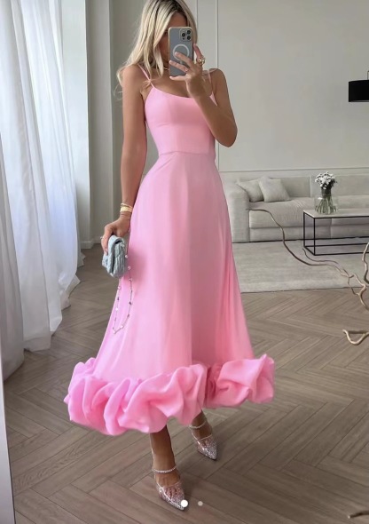 Women's Suspender Lace A-line Elegant Dress