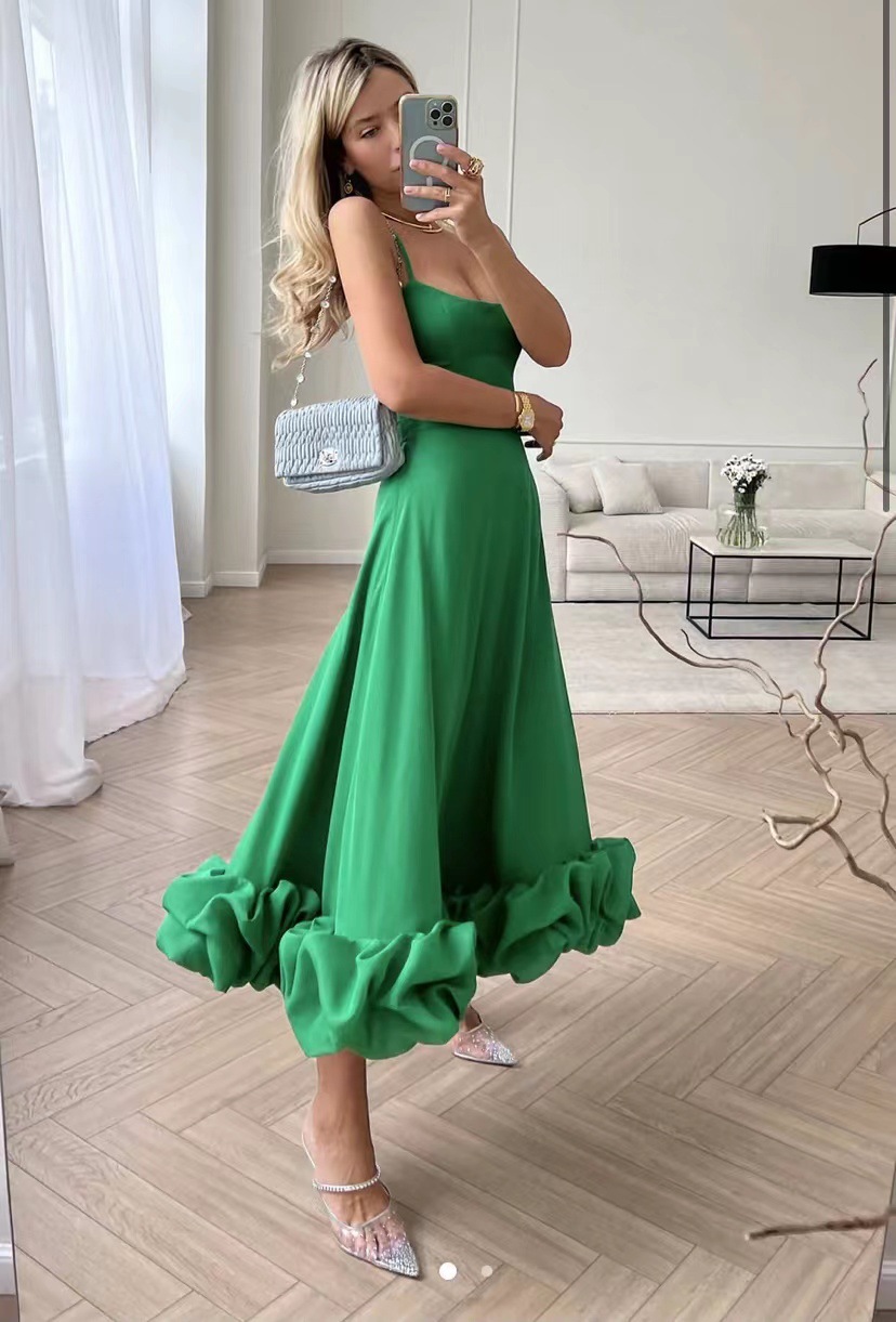 Women's Suspender Lace A-line Elegant Dress
