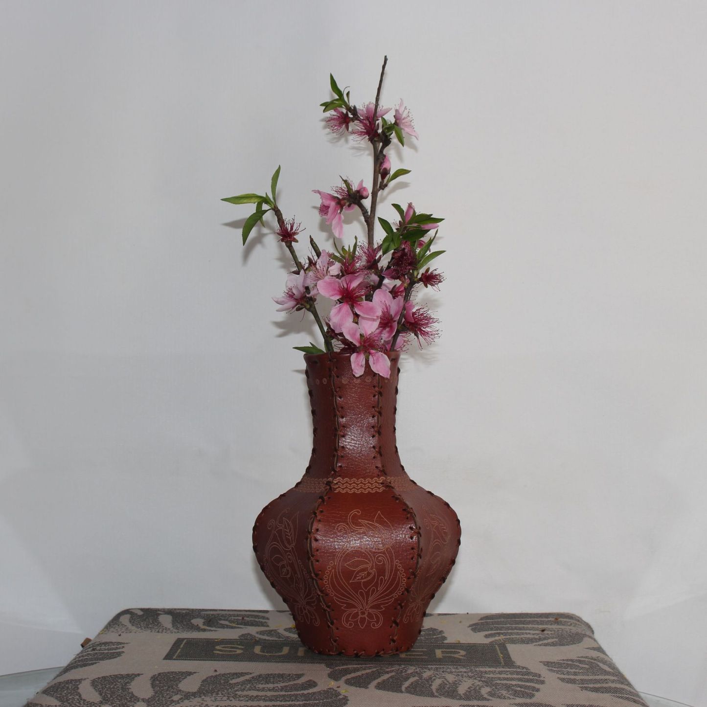 Homedecor Leather Vase