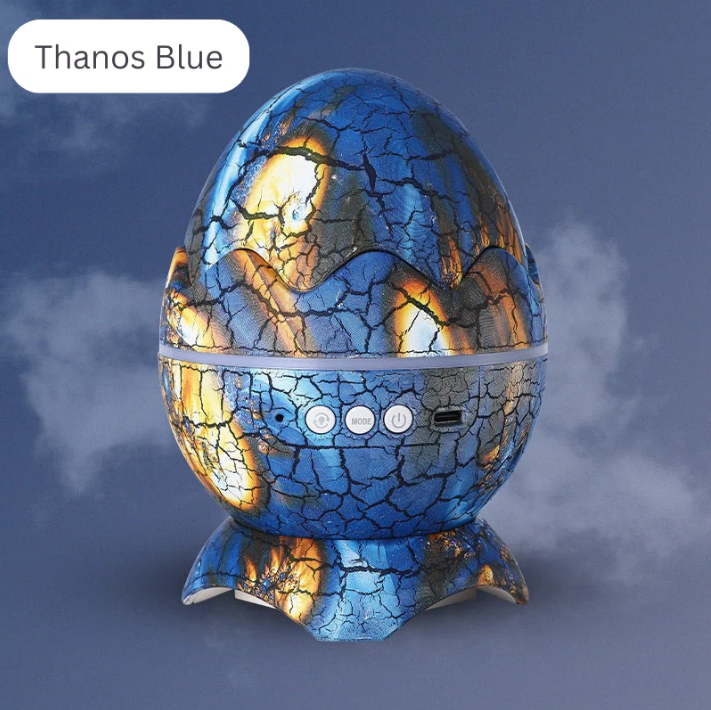 Cracked Dinosaur Egg Projector Lamp – Prehistoric Charm Meets Modern Lighting