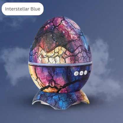 Cracked Dinosaur Egg Projector Lamp – Prehistoric Charm Meets Modern Lighting