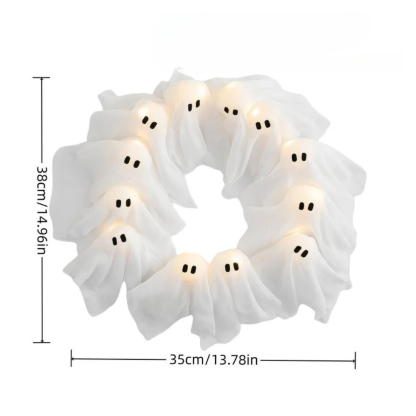 Halloween Ghost Wreath
