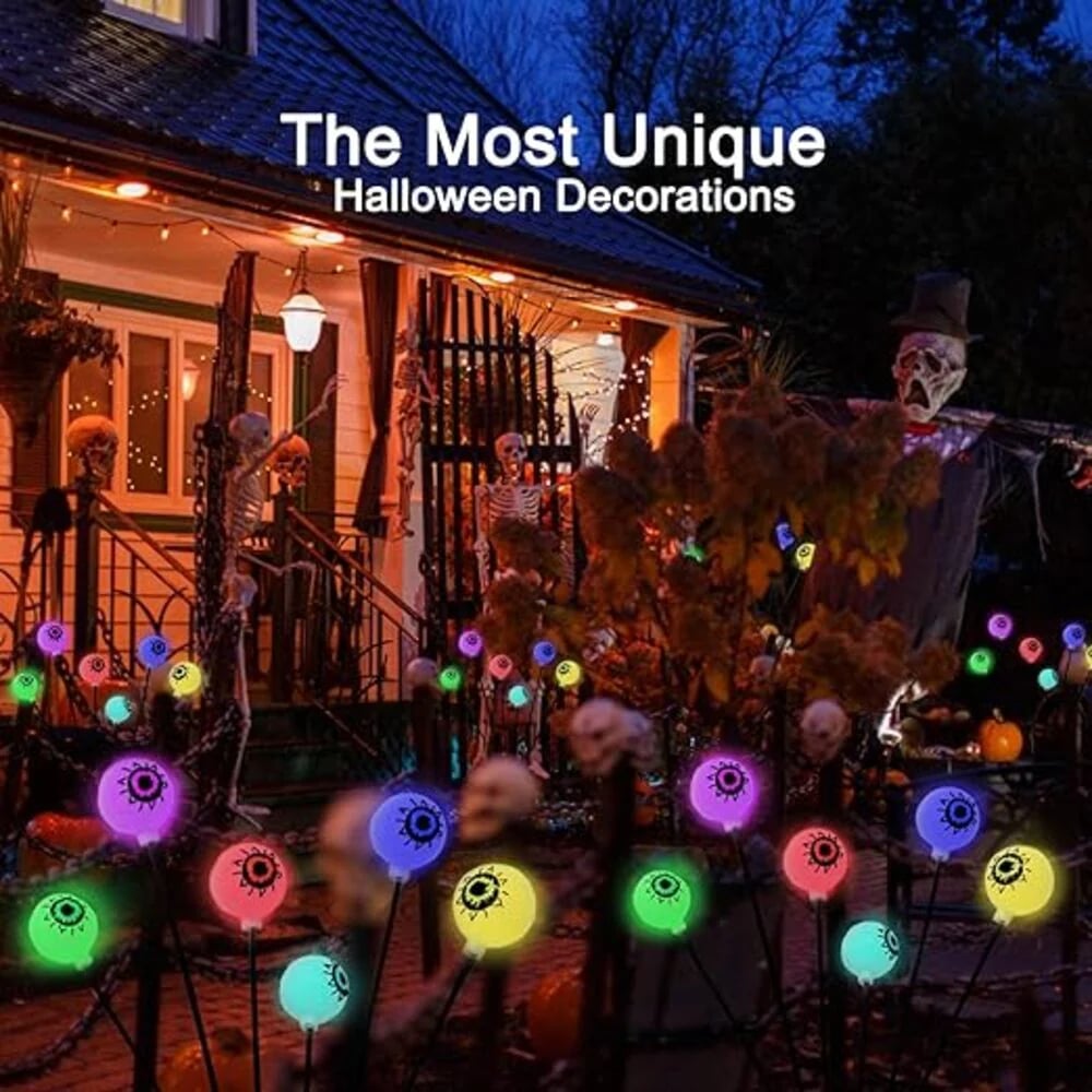 Halloween Outdoor Solar Eyeball Lights