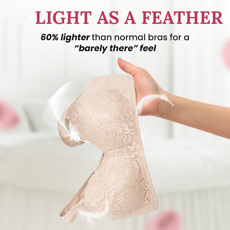 ⭐️Wireless Lace Front Closure Bra