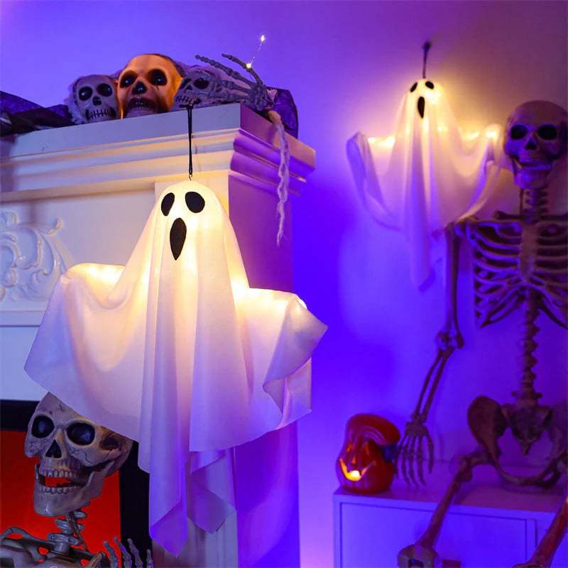 🎃Glowing Ghost Chandelier for Halloween Party Decor