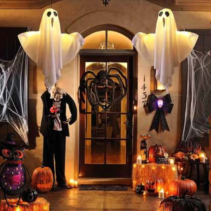 🎃Glowing Ghost Chandelier for Halloween Party Decor