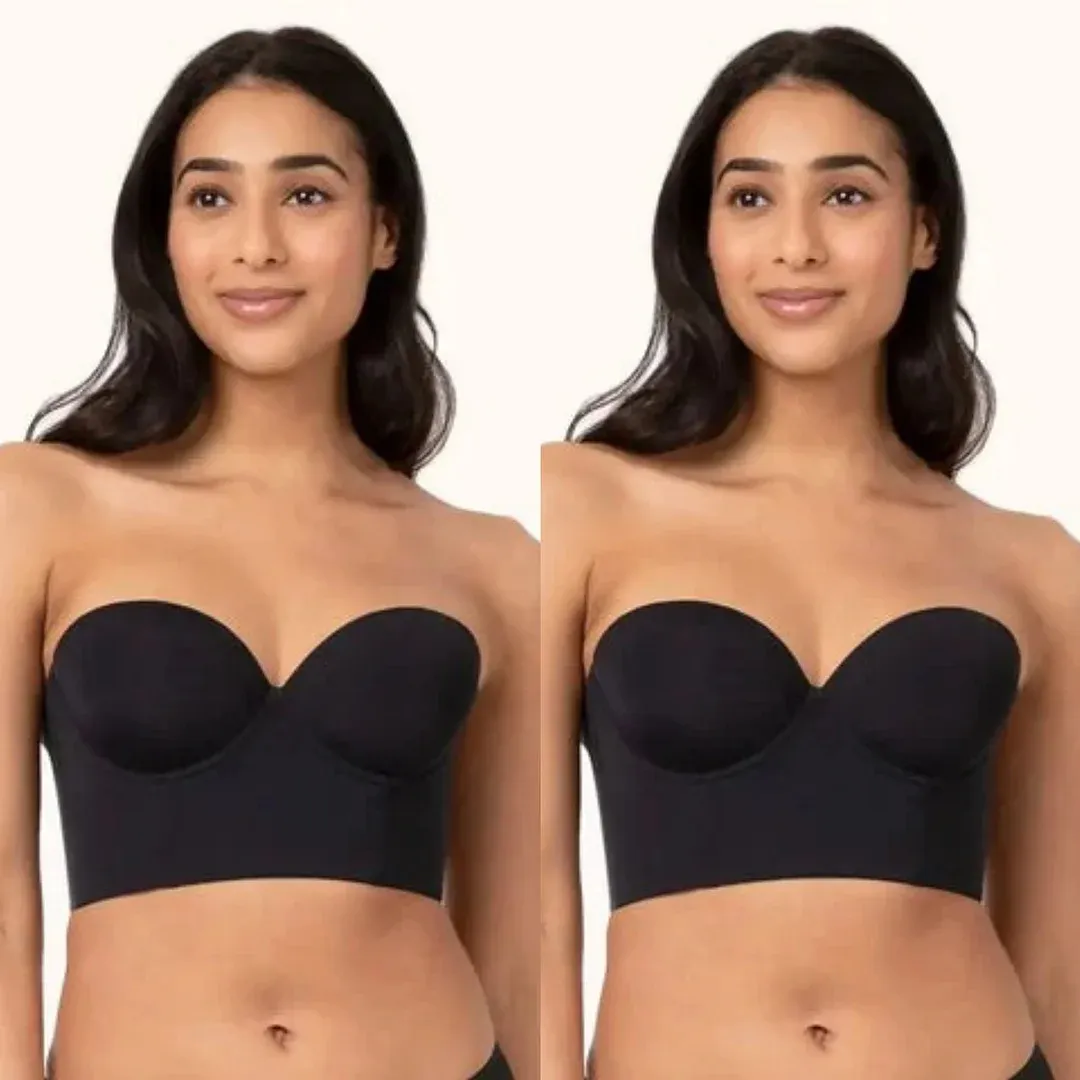 Low Back Strapless Bra