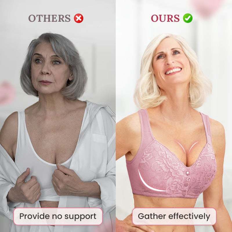 ⭐️Wireless Lace Front Closure Bra