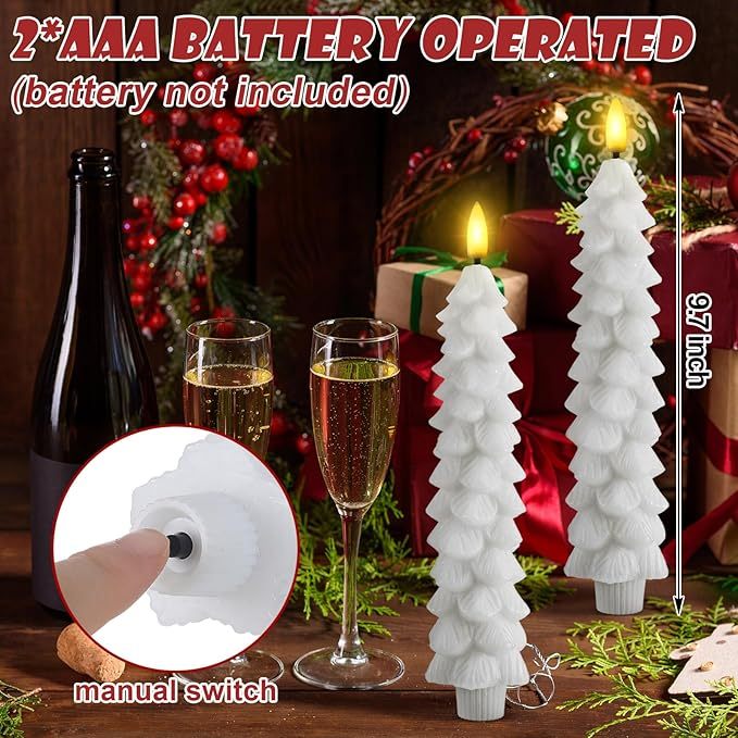 Flameless Taper Candles