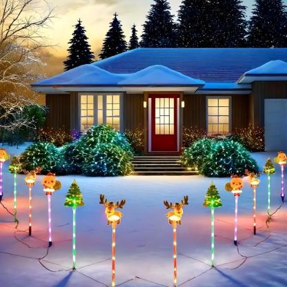 🎄🎁6-Pack Solar Christmas Decorative Lights