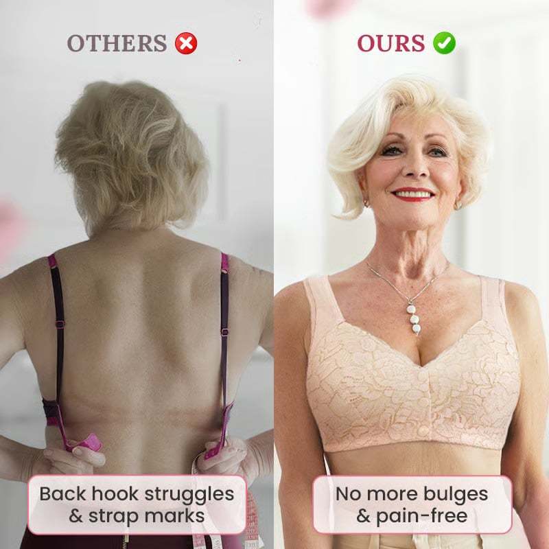 ⭐️Wireless Lace Front Closure Bra