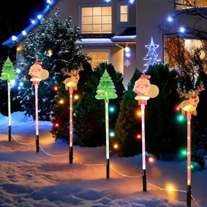 🎄🎁6-Pack Solar Christmas Decorative Lights