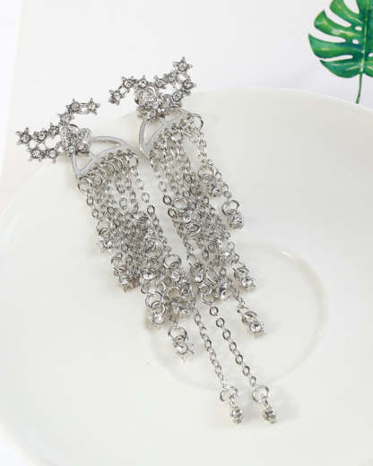 Shining Star Tassel Earrings