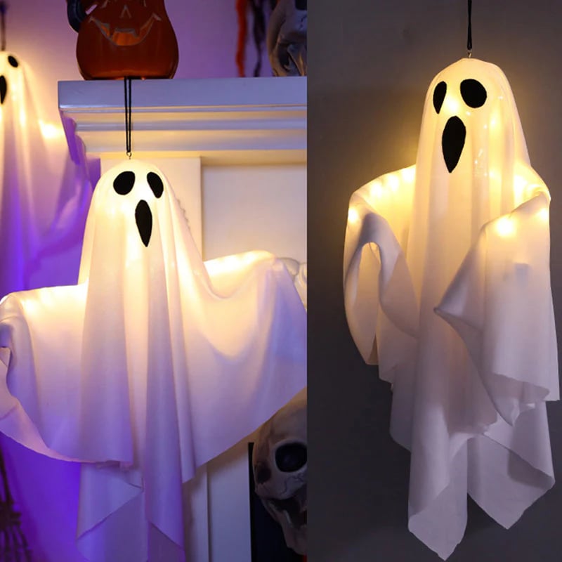 🎃Glowing Ghost Chandelier for Halloween Party Decor
