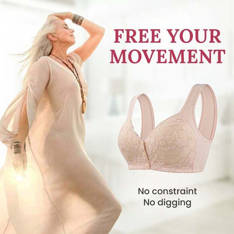 ⭐️Wireless Lace Front Closure Bra