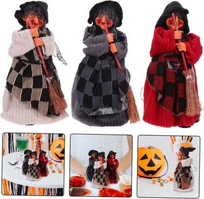 🔥Halloween Witch Doll Statue Decor Desktop🧙🧹