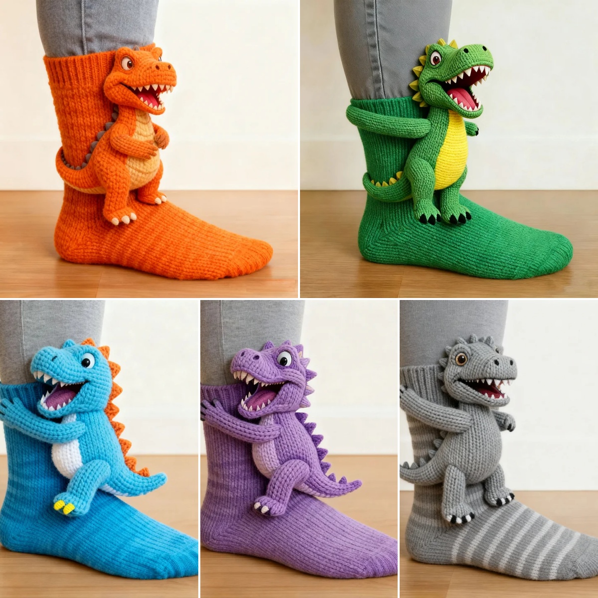 🔥HOT SALE🦖2026 New 3D Dinosaur Socks🧦