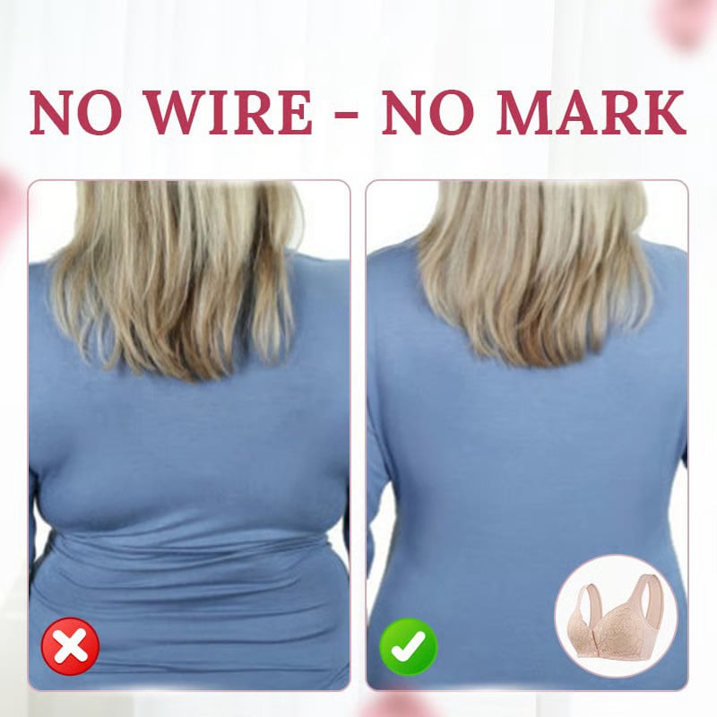 ⭐️Wireless Lace Front Closure Bra