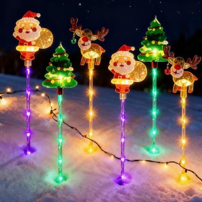 🎄🎁6-Pack Solar Christmas Decorative Lights
