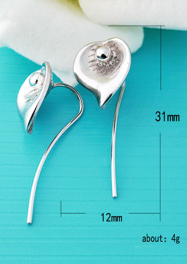 Creative Long String Sunflower Alloy Earrings