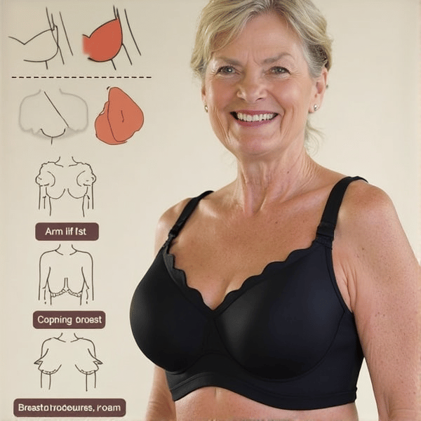 Seamless Scalloped Push-Up Bra
