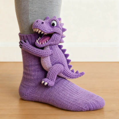 🔥HOT SALE🦖2026 New 3D Dinosaur Socks🧦