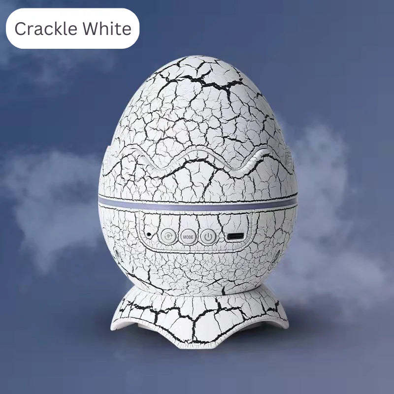 Cracked Dinosaur Egg Projector Lamp – Prehistoric Charm Meets Modern Lighting