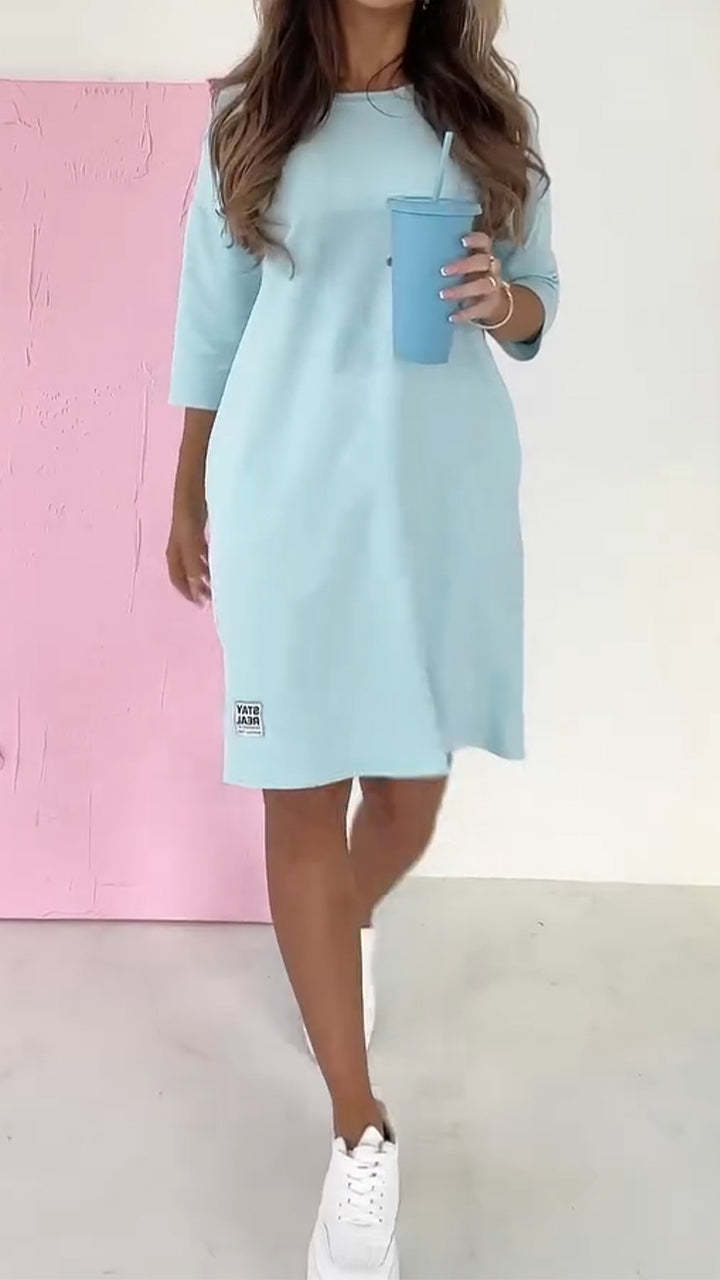 Women's Round Neck Casual Dress