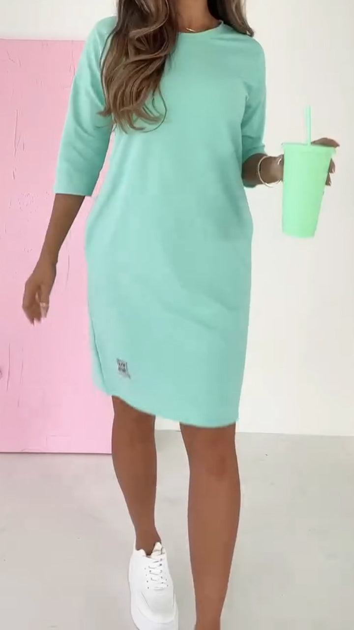 Women's Round Neck Casual Dress