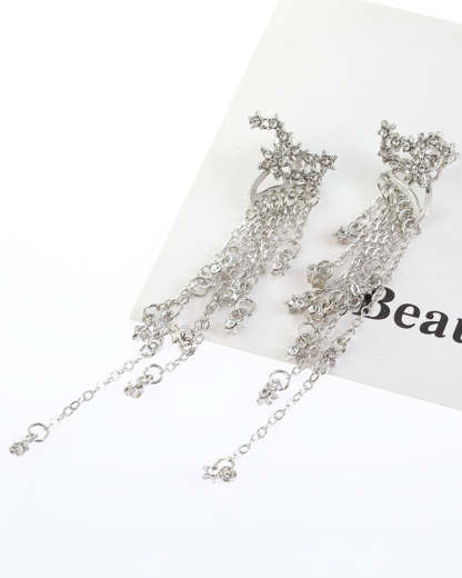Shining Star Tassel Earrings