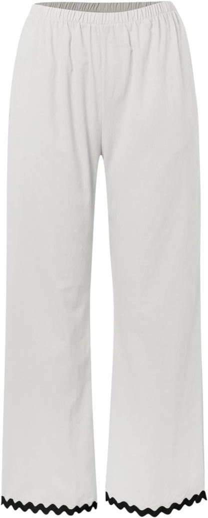 Matching Lounge Set Women Summer Plus Size Wide Leg Pants Sleeveless Lounge Set Stylish Comfy Jogger Loungewear Set