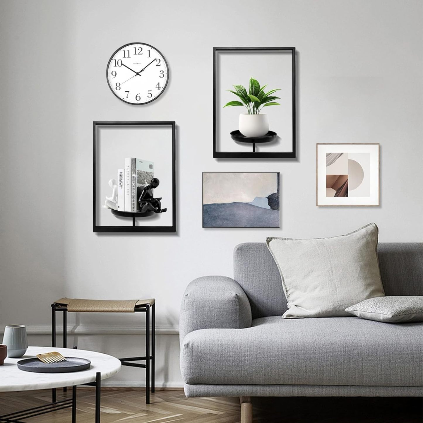 Metal Wall Mounted Indoor Plant Pot