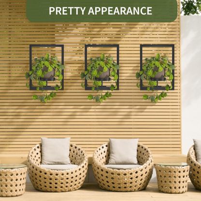 Metal Wall Mounted Indoor Plant Pot