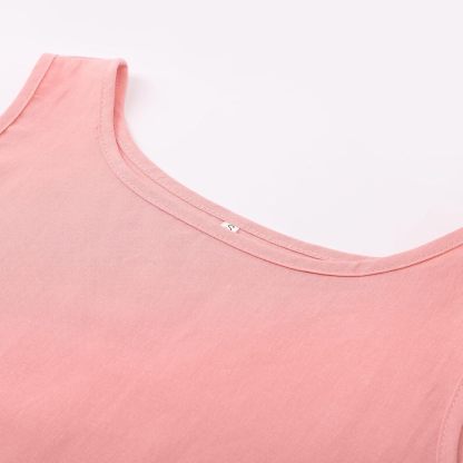 Matching Lounge Set Women Summer Plus Size Wide Leg Pants Sleeveless Lounge Set Stylish Comfy Jogger Loungewear Set