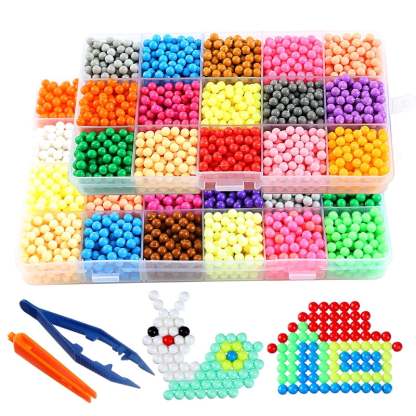 Water Mist Magic Beads: Creative DIY Puzzle Toy Set for Boys and Girls