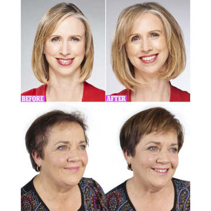 Top Hair Pieces Mini Short straight hair Topper with bangs
